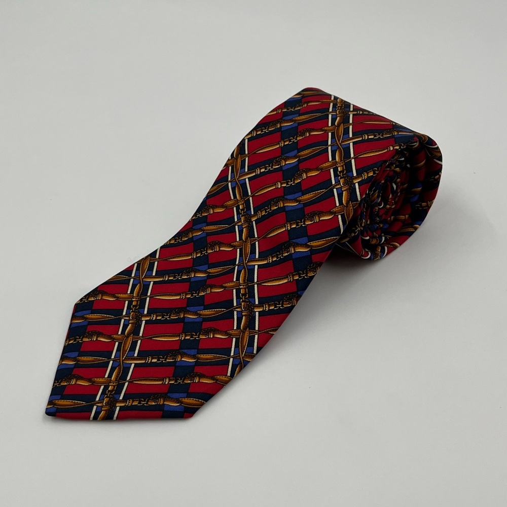Brooks‎ Brothers Silk Red Neck Tie Length 56" Width 4"